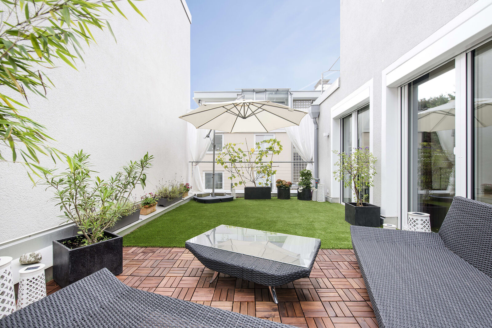 Sonniges Outdoor-Refugium