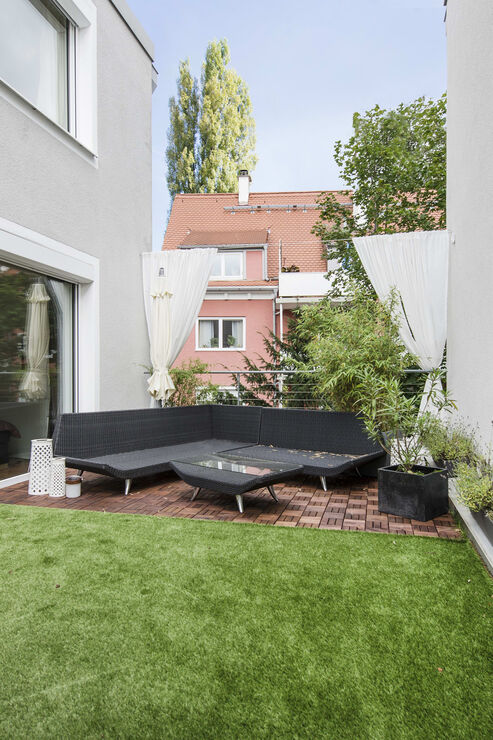 Begrünte Dachterrasse