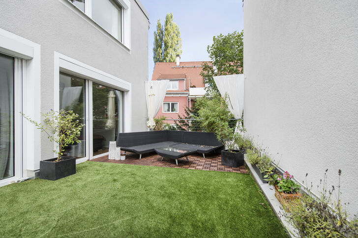 Begrünte Dachterrasse