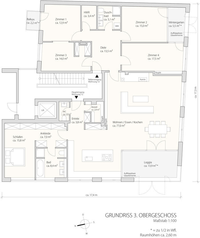 Grundriss 3 OG