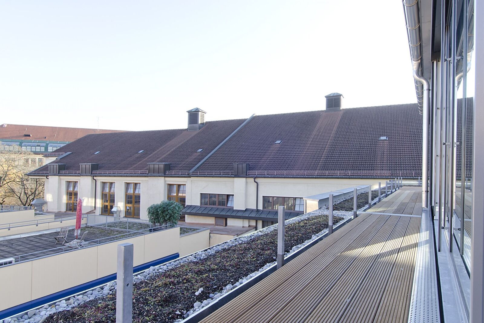 Umlaufende Terrasse