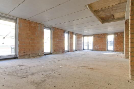 In der 3. Etage entstehen Schlafzimmer und Bäder