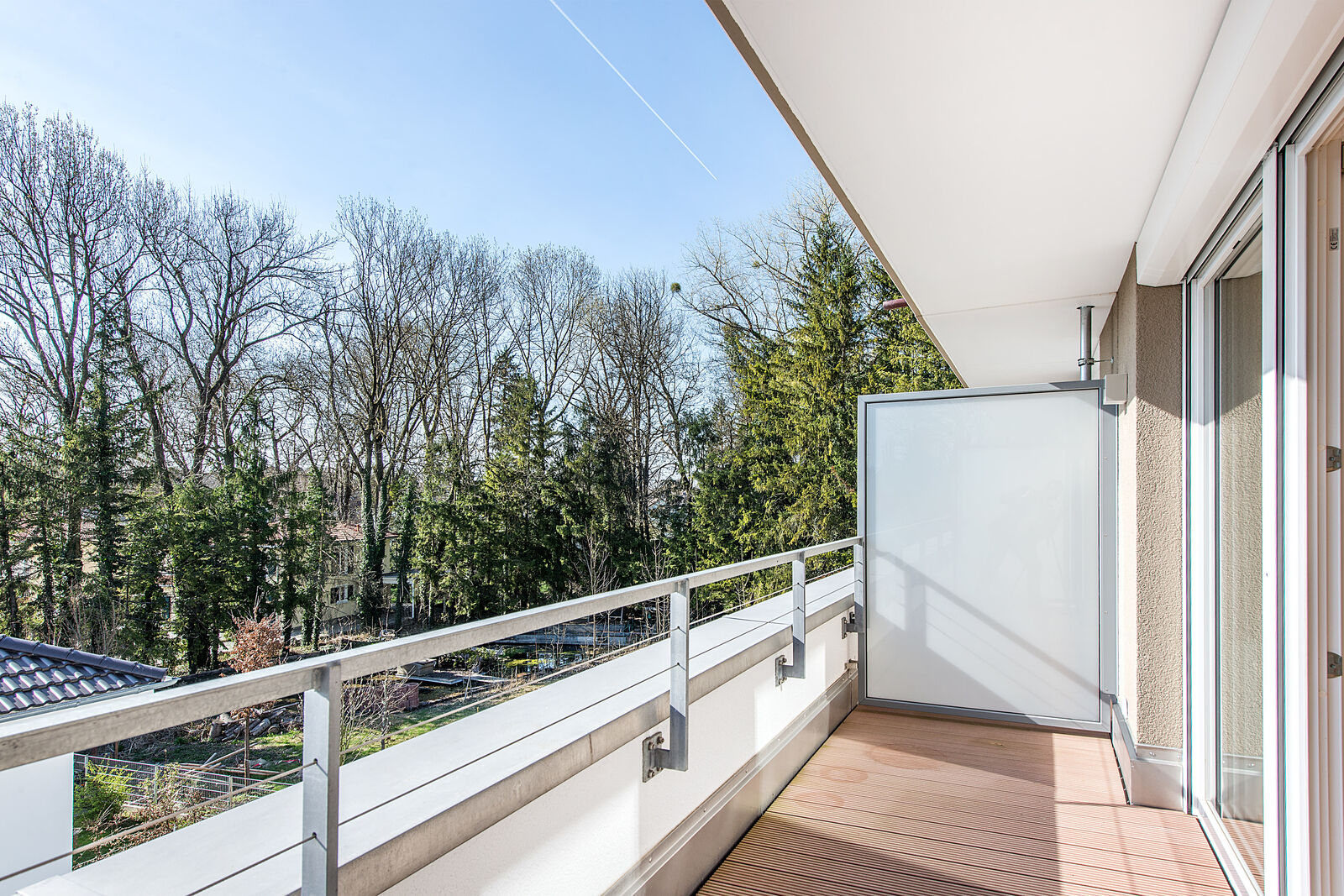 Blick von der Dachterrasse