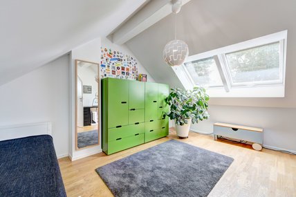 Studio 1 in the attic