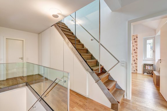 Light flooded staircase