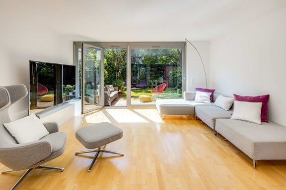 Living area to the garden