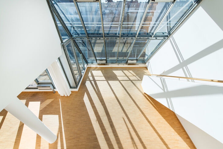 Blick von der Galerie