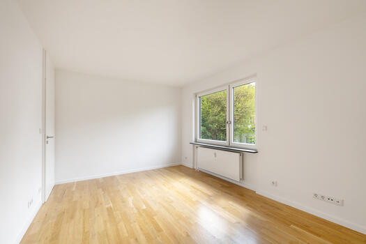 One of two bedrooms