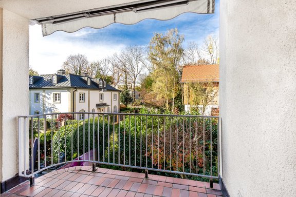 Balkon mit herrlichem Blick