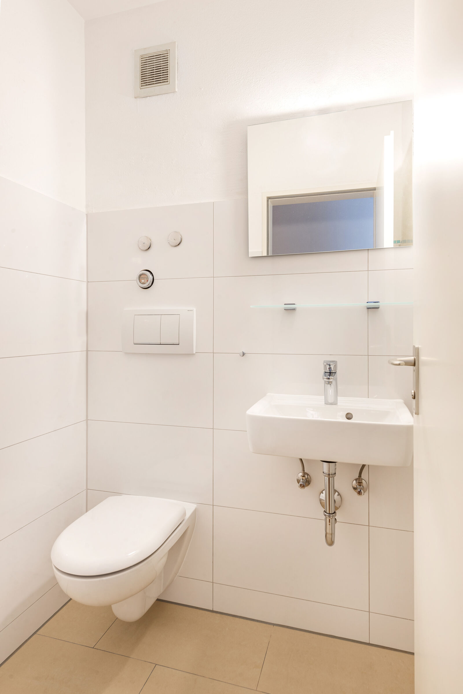 Gäste-WC analog zum Badezimmer