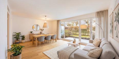 Modernisierte, bezugsbereite 3-Zimmer-Wohnung mit Terrasse in gesuchter Lage nahe Apple und Google