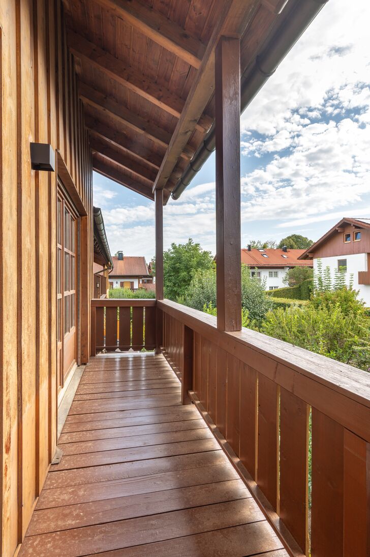 Balcony facing southeast