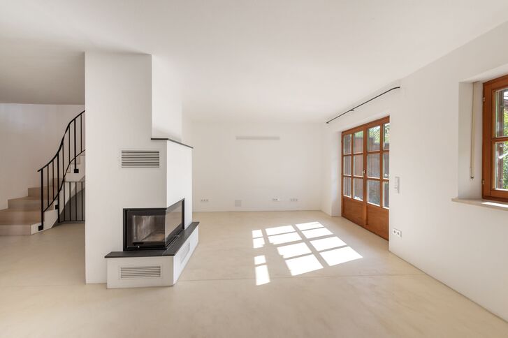 Wood-Burning Fireplace