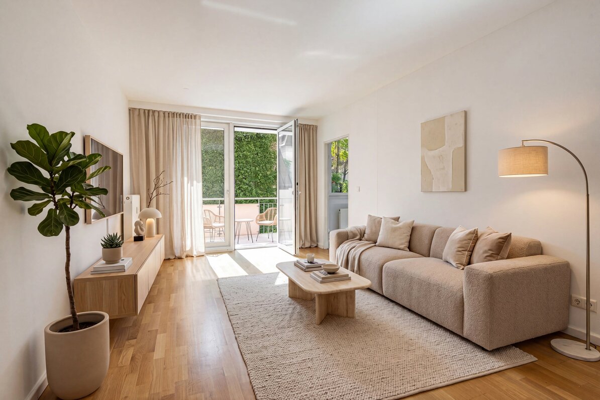 Living room (virtually furnished)
