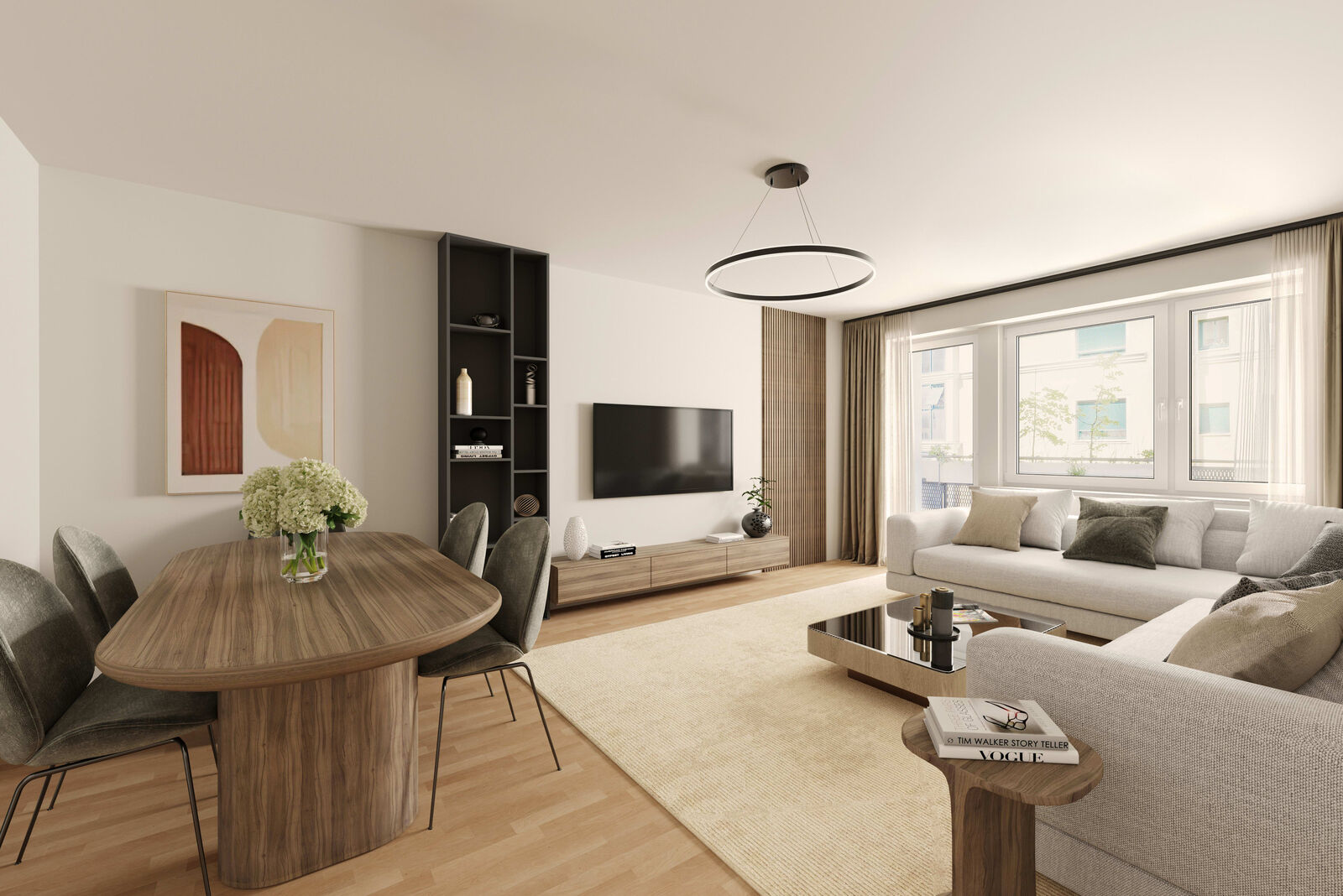Wohn-/Esszimmer (virtu. möbl.)