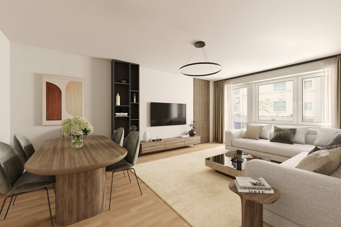 Wohn-/Esszimmer (virtu. möbl.)