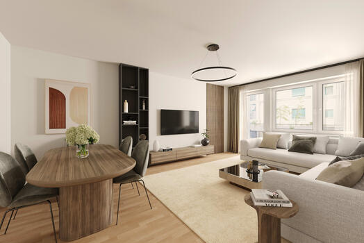Wohn-/Esszimmer (virtu. möbl.)