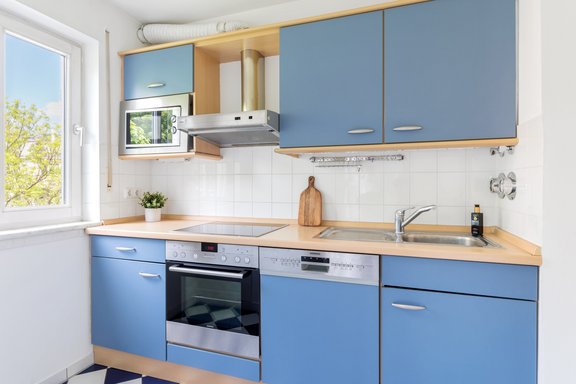 Fenster und Kochzeile