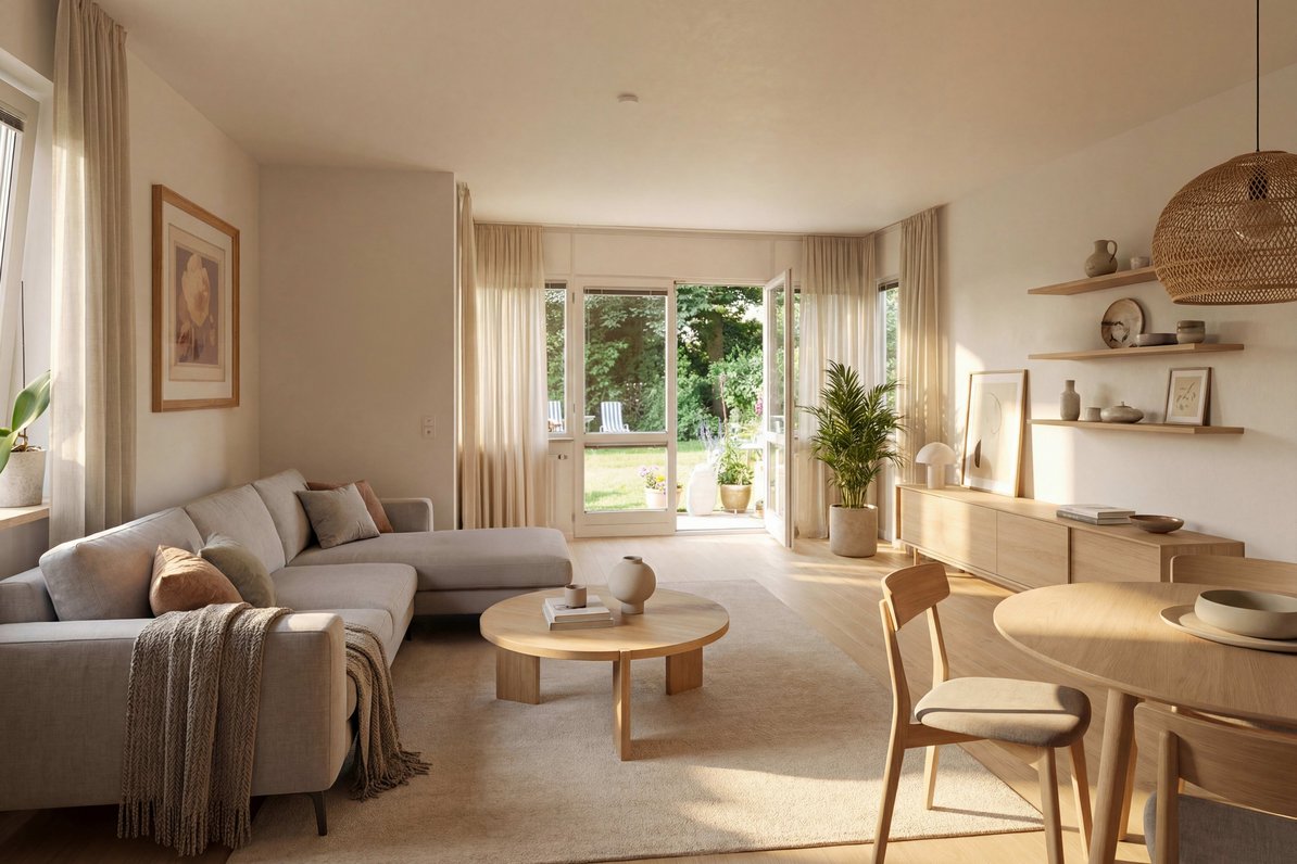 Garden apartment with potential (Visu)