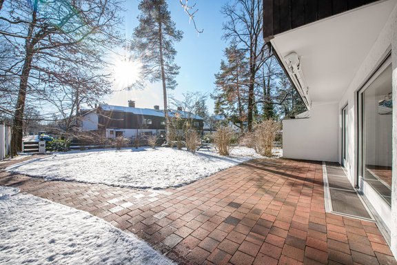 Ideale Süd-Ost-Ausrichtung