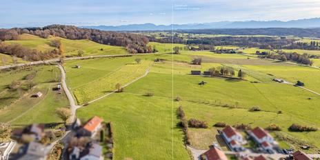 Naturnahe Traumlage Nähe Ammersee: Baugrundstück von 1.000 m² für ein Doppelhaus mit Bergblick