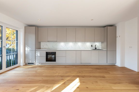 Puristische Einbauküche