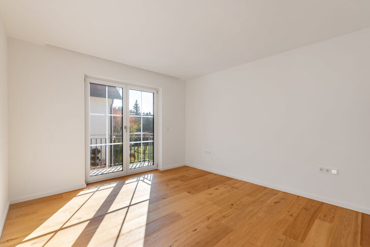 Schlafzimmer mit Balkon