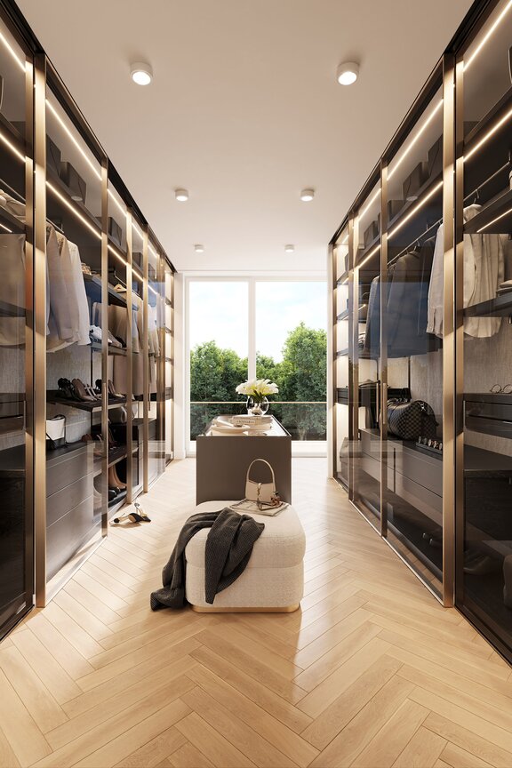 Elegant Dressing Room (Rendering)