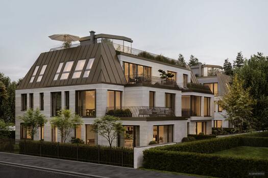 Anspruchsvoll geplante Architektur (Visualisierung)