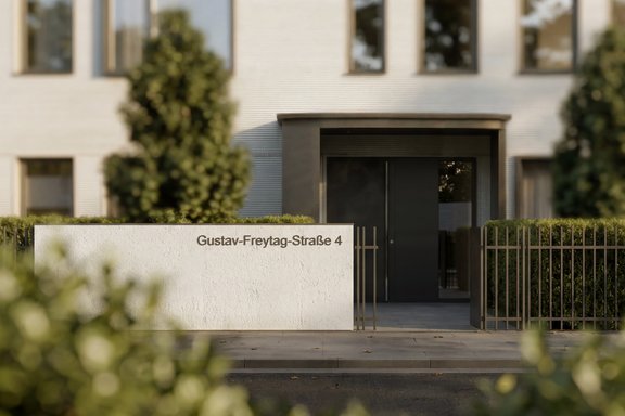 Repräsentative Straßenansicht (Visualisierung)