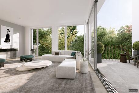 New Construction: Elegant 3-room apartment with a sunny breakfast terrace and a charming south-facing loggia