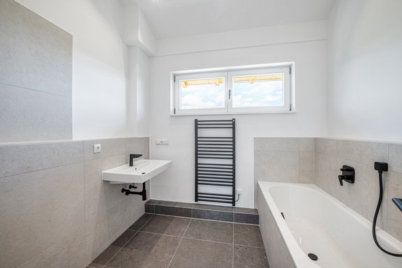 Bäder mit Tageslicht