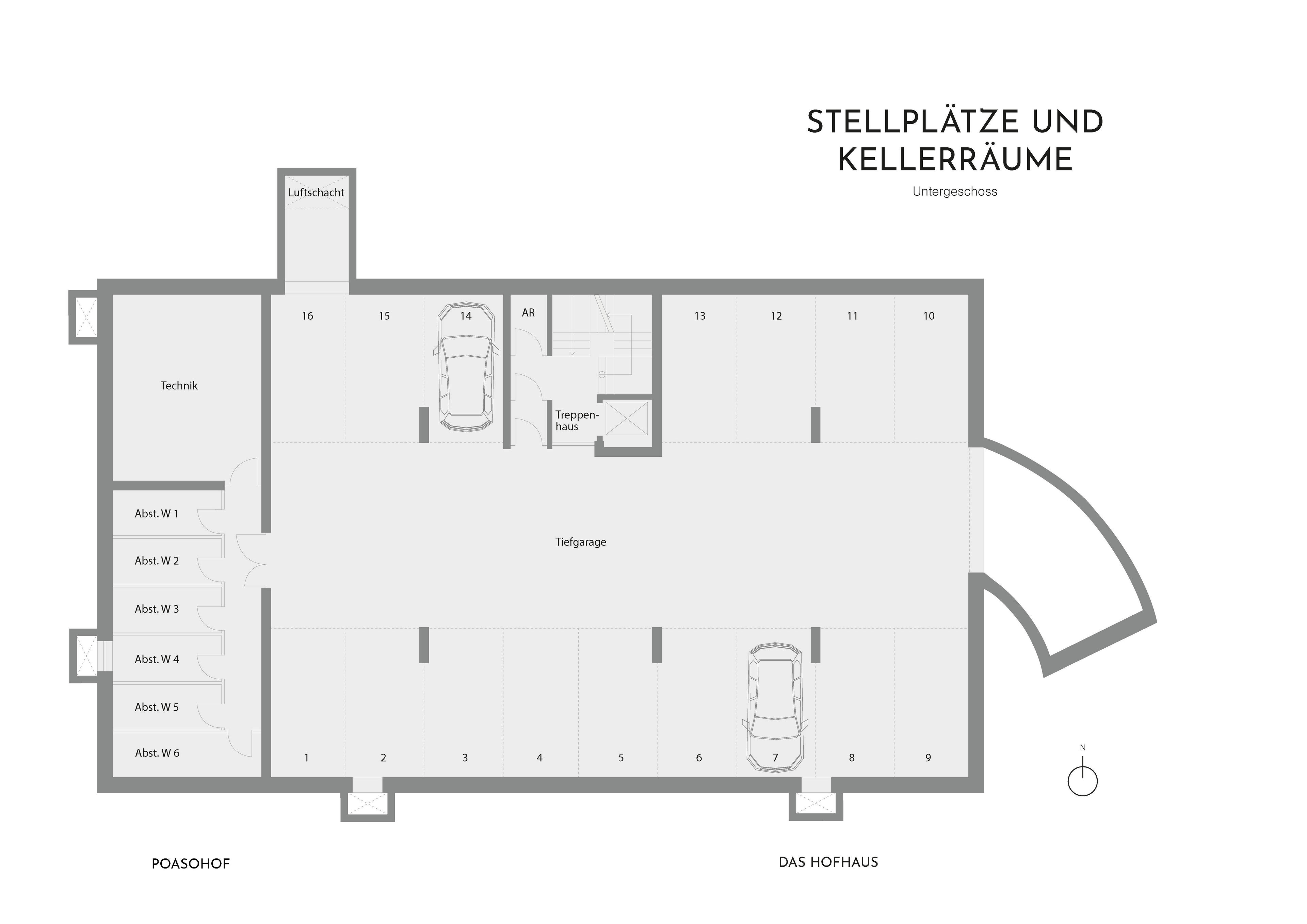 Tiefgarage Grundriss