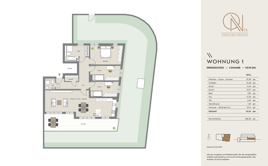 Erdgeschoss Wohnung 1