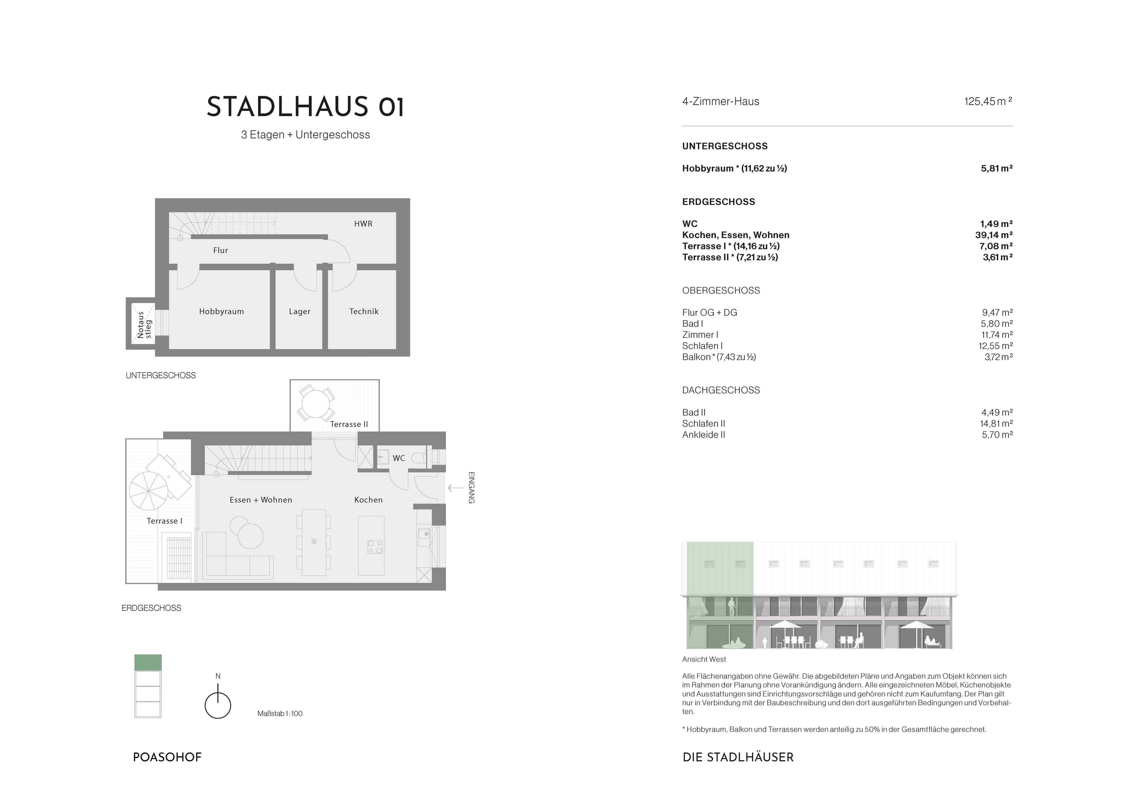 Grundriss EG+UG