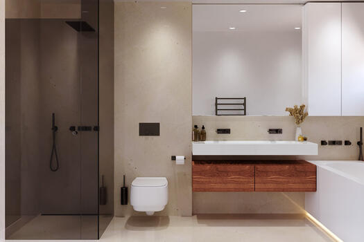 Master bath and Suite