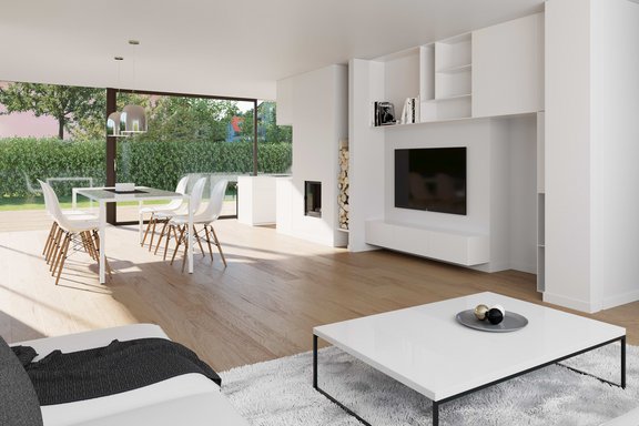 Wohn- Essbereich - Visualisierung