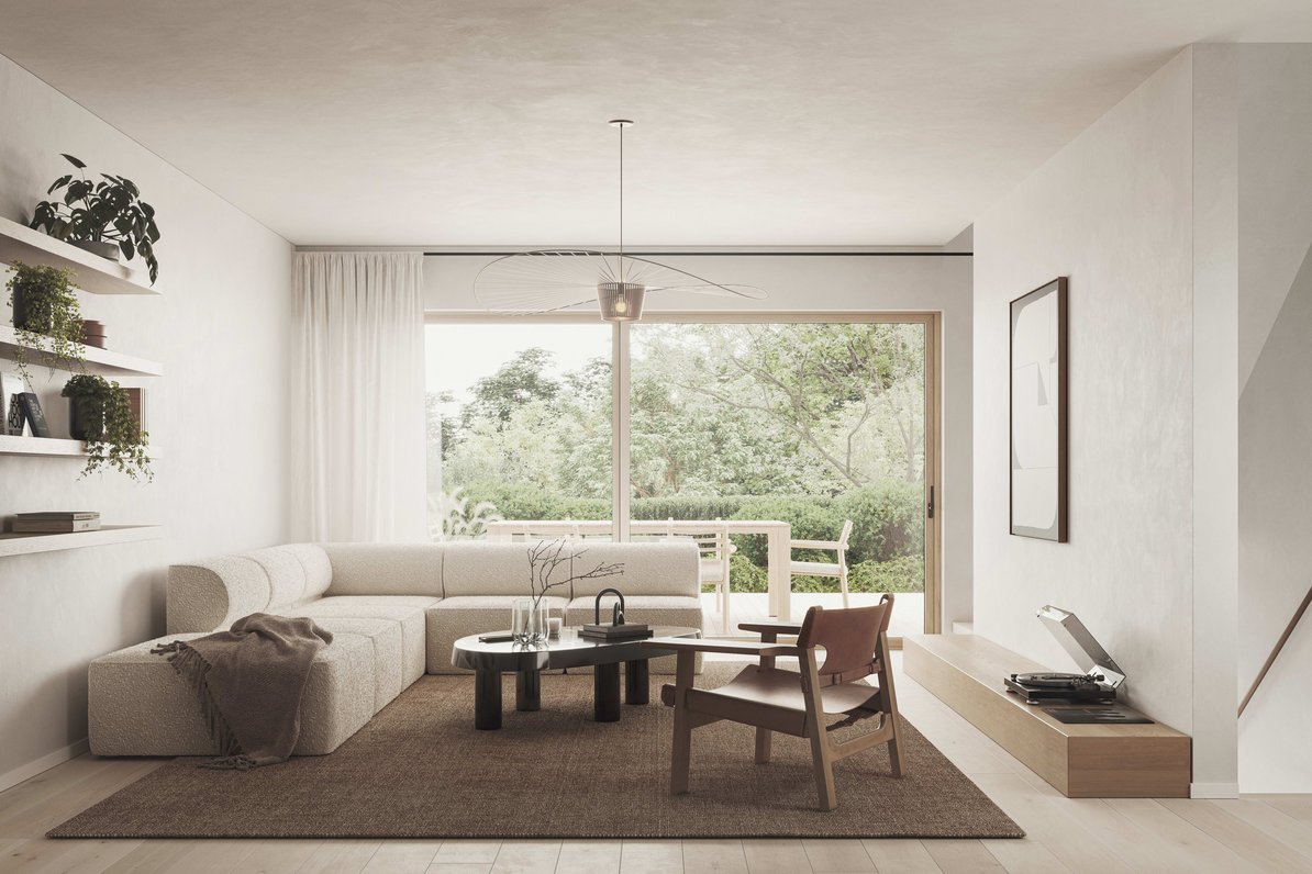 Large glass fronts with a view
