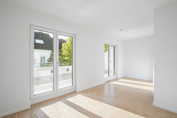 Südbalkone im Obergeschoss