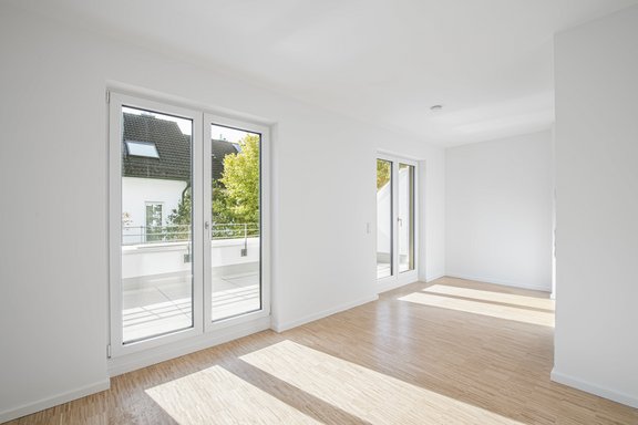 Südbalkone im Obergeschoss