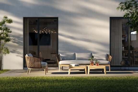 Visualisierung Terrasse