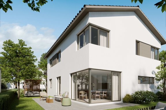 Visualisierung Garten Haus 2