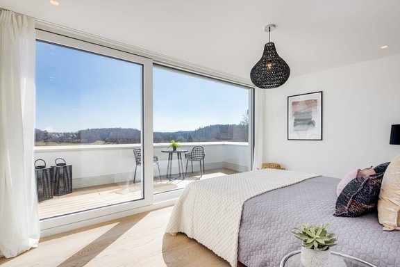 Masterbereich mit Ausblick