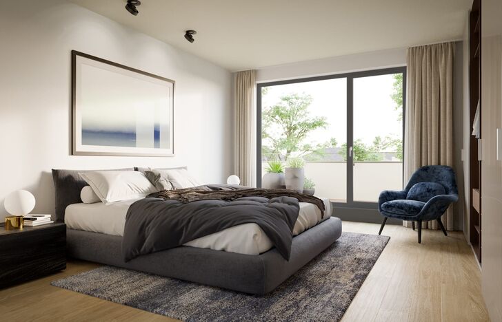 Helles Schlafzimmer