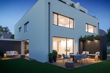 New construction/first occupancy: Exclusive, top equipped house half