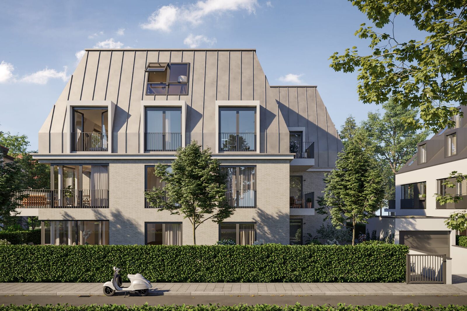 Vorderansicht Savoyenstraße 5 (Illustration)