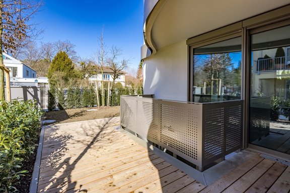 Terrasse mit Westausrichtung