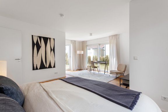 Geräumiges Schlafzimmer