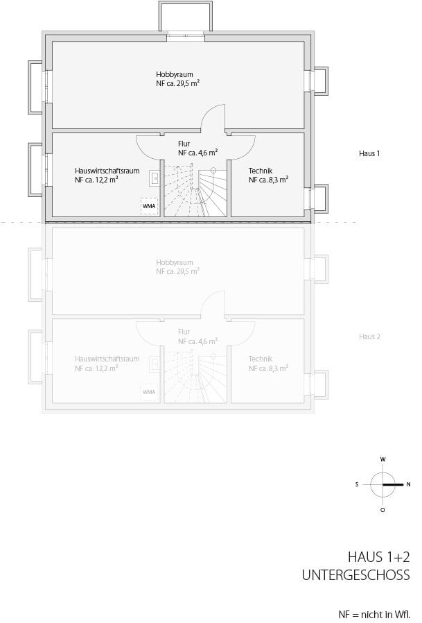 Grundris UG Haus 1