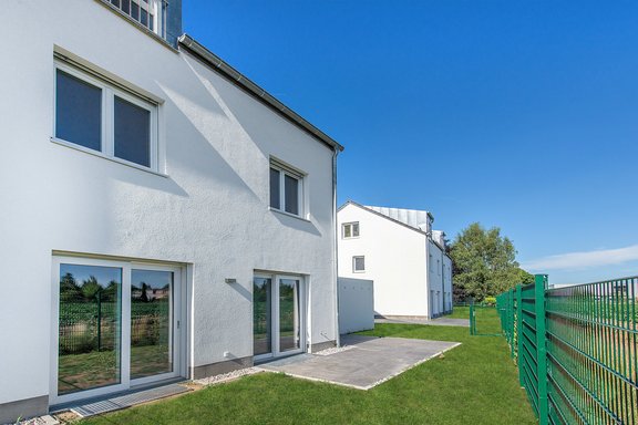 Side view of the house